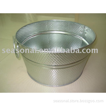 wine bucket / galvanized tub / metal tub